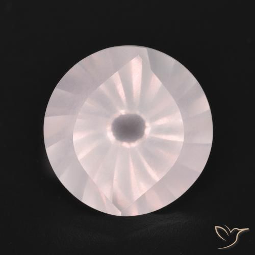 5.53ct Naturale Rosa chiaro Quarzo rosa, Rotondo, Trasparente