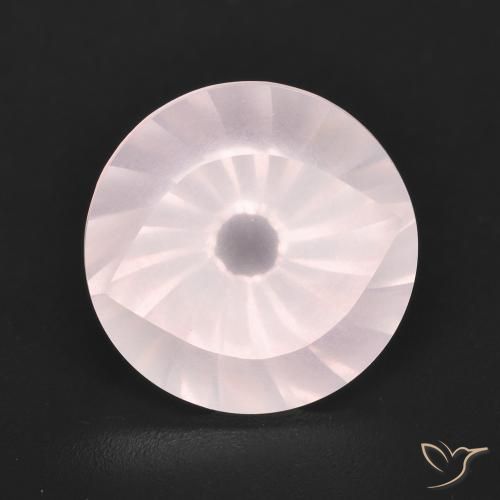 6.06ct Naturale Rosa chiaro Quarzo rosa, Rotondo, Trasparente