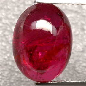 Tormalina rubellite naturale rosso da 8,16 ct, trasparente, trasparente/traslucido