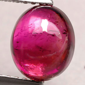 Tormalina rubellite naturale rosso da 2,26 ct, trasparente, trasparente/traslucido
