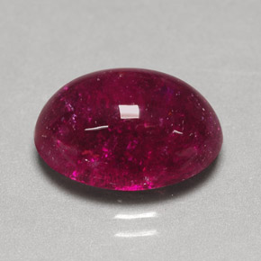 Tormalina rubellite naturale rosso da 7,57 ct, trasparente, trasparente/traslucido