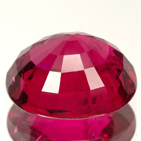 Tormalina rubellite Rosso rosato naturale da 3.29 ct, Taglio ovale, SI-I1