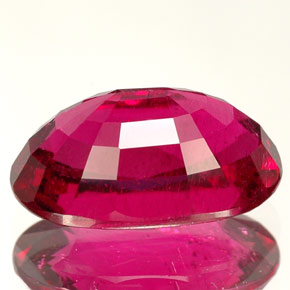 Tormalina rubellite Rosso rosato naturale da 3.61 ct, Taglio ovale, VS
