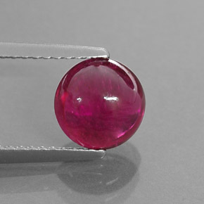 Tormalina rubellite rosa rossastro naturale da 2,04 ct, trasparente, trasparente/traslucido