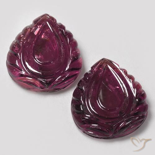 Gemme di Tormalina Rubellite Rosso lampone naturale da 17.16 ct, Taglio a fantasia, Traslucido