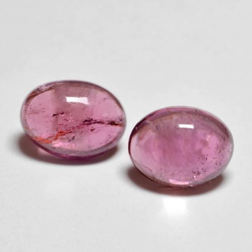 Gemme di Tormalina rubellite Magenta intenso naturale da 2.53 ct, Taglio ovale, Trasparente