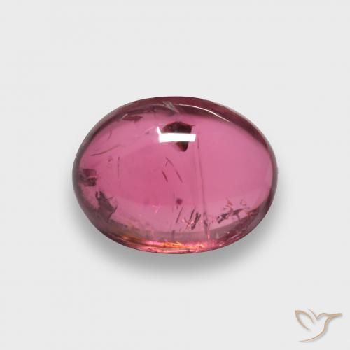 2.28ct Naturale Rosso lampone Tormalina rubellite, Ovale, Traslucido