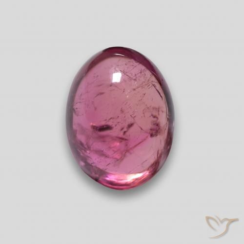 Tormalina rubellite Rosso medio naturale da 2.41 ct, Taglio ovale, Traslucido