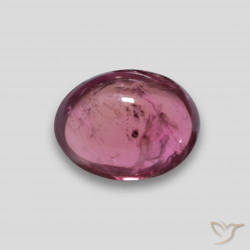 Tormalina rubellite Rosso medio naturale da 2.41 ct, Taglio ovale, Traslucido