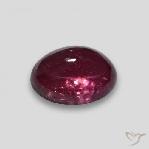 Tormalina rubellite Rosso medio naturale da 2.41 ct, Taglio ovale, Traslucido