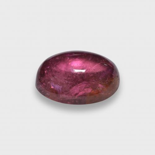 Tormalina rubellite naturale rosso da 1,25 ct, taglio ovale, traslucido