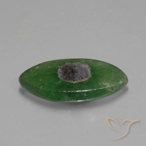 Rubino in Fuchsite Multicolore naturale da 5.00 ct, Taglio marquise, Traslucido