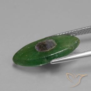 Rubino in Fuchsite Multicolore naturale da 5.00 ct, Taglio marquise, Traslucido