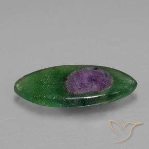 Rubino in Fuchsite Multicolore naturale da 5.33 ct, Taglio marquise, Traslucido