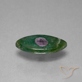 Rubino in Fuchsite Multicolore naturale da 5.46 ct, Taglio marquise, Traslucido