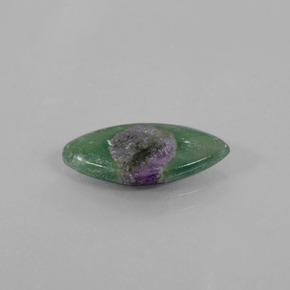Rubino in fuchsite naturale bicolore da 2,68 ct, marchesa, traslucido