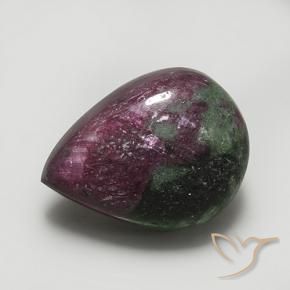 Rubino-Zoisite Multicolore naturale da 41.36 ct, Forma a pera, Opaco