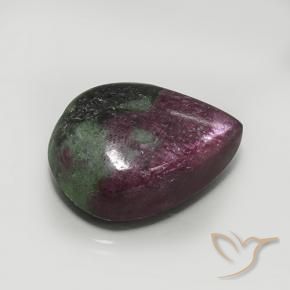 Rubino-Zoisite Multicolore naturale da 41.36 ct, Forma a pera, Opaco