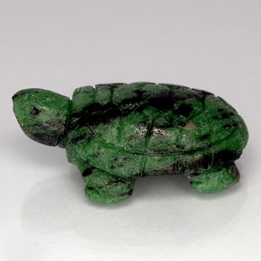 Rubino-zoisite naturale multicolore da 62,29 ct, forma fantasia, opaco