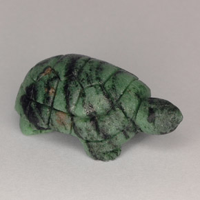 Rubino-zoisite naturale multicolore da 54,88 ct, forma fantasia, opaco