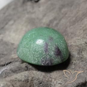 Rubino-Zoisite Multicolore naturale da 4.63 ct, Rotondo, Opaco