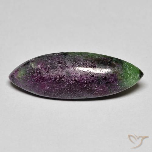 Rubino-Zoisite Multicolore naturale da 7.21 ct, Taglio marquise, Opaco
