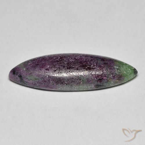 Rubino-Zoisite Multicolore naturale da 7.21 ct, Taglio marquise, Opaco
