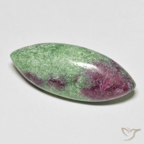 Rubino-Zoisite Multicolore naturale da 11.91 ct, Taglio marquise, Opaco