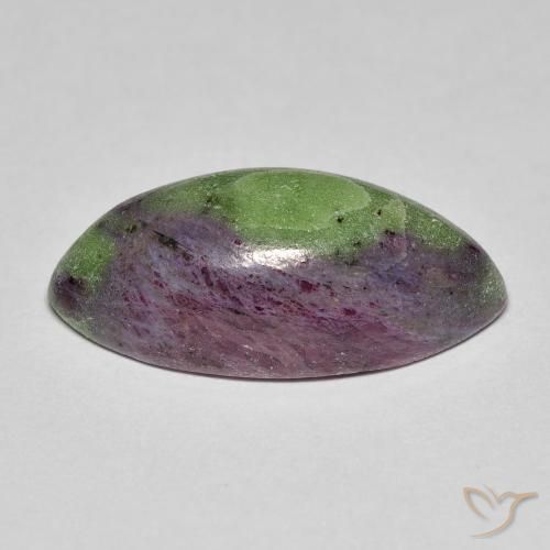 Rubino-Zoisite Multicolore naturale da 12.84 ct, Taglio marquise, Opaco