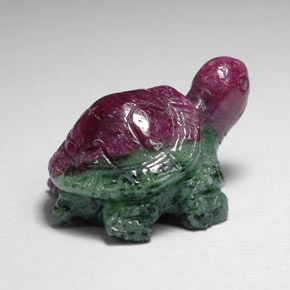 Rubino-Zoisite Multicolore naturale da 46.31 ct, Forma fantasia, Opaco