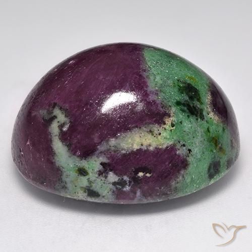 Rubino-Zoisite Multicolore naturale da 97.01 ct, Ovale, Opaco