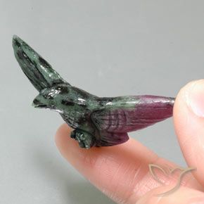 Rubino-Zoisite Multicolore naturale da 38.10 ct, Taglio a fantasia, Opaco