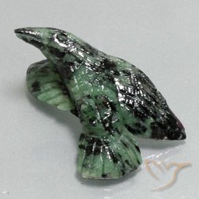 Rubino-Zoisite Multicolore naturale da 30.28 ct, Taglio a fantasia, Opaco