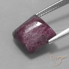 Rubino-Zoisite Multicolore naturale da 8.08 ct, Quadrato, Opaco