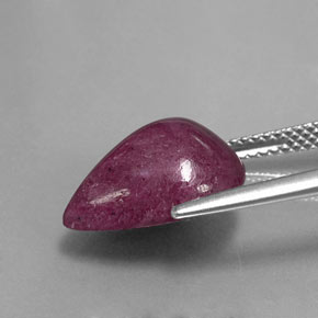 Rubino-Zoisite Multicolore naturale da 8.40 ct, Forma a pera, Opaco