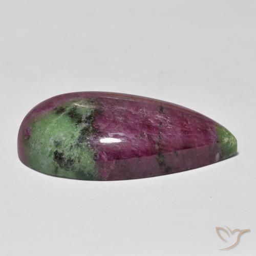 Rubino-Zoisite Multicolore naturale da 93.98 ct, Forma a pera, Opaco