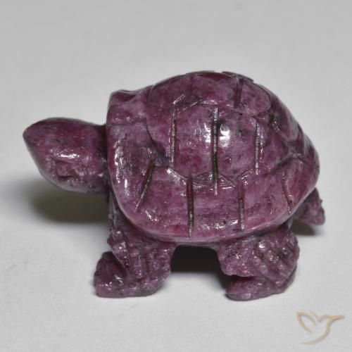 Rubino-Zoisite Lampone Rosso Viola naturale da 39.48 ct, Taglio a fantasia, Opaco