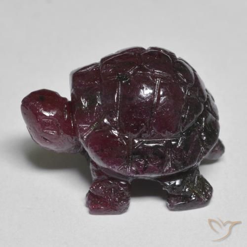 Rubino-zoisite naturale porpora da 24,16 ct, forma fantasia, opaco