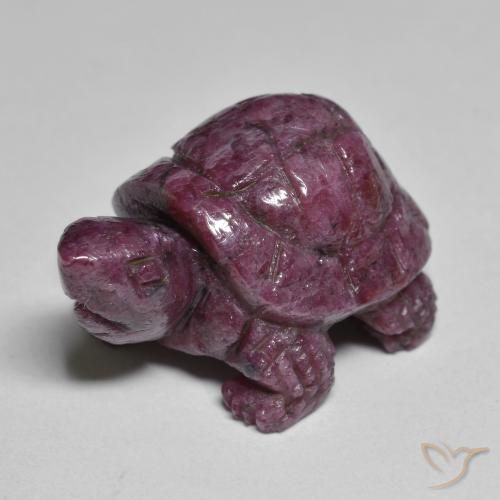 Rubino-Zoisite Viola medio-scuro naturale da 34.06 ct, Taglio a fantasia, Opaco