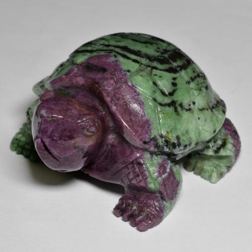 Rubino-Zoisite Multicolore naturale da 576.15 ct, Forma fantasia, Opaco