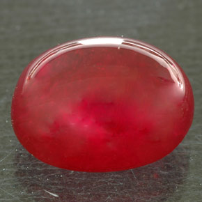 Rubino naturale rosso da 8,40 ct, trasparente, trasparente/traslucido