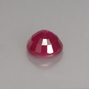Rubino naturale rosso da 1,90 ct, taglio rotondo, VS-SI