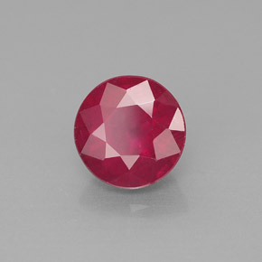 Rubino naturale rosso da 1,87 ct, taglio rotondo, VS-SI