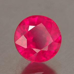 Rubino naturale rosa da 1,58 ct, taglio rotondo, SI