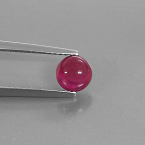 Rubino naturale rosso da 1,43 ct, trasparente, trasparente/traslucido