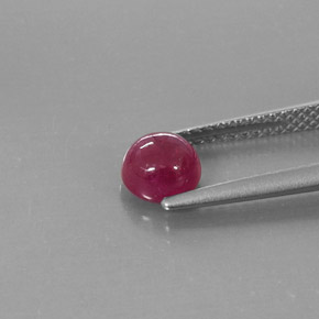 Rubino naturale rosso da 1,43 ct, trasparente, trasparente/traslucido