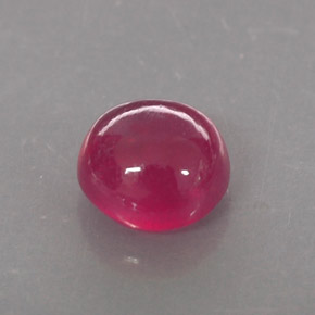 Rubino naturale rosso da 1,26 ct, trasparente, trasparente/traslucido
