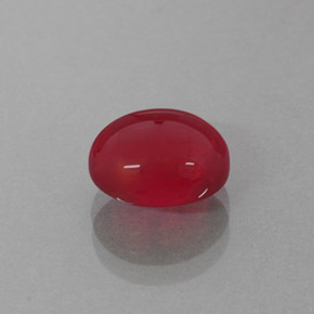 Rubino naturale rosso da 4,18 ct, trasparente, trasparente/traslucido