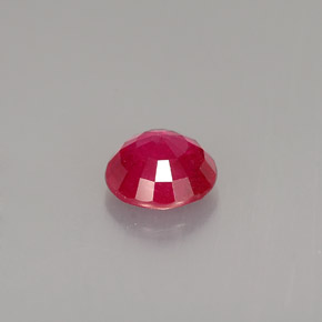 Rubino naturale rosso da 1,00 ct, taglio rotondo, SI
