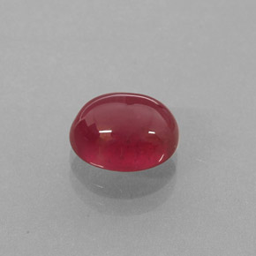 Rubino naturale rosso da 2,82 ct, trasparente, trasparente/traslucido